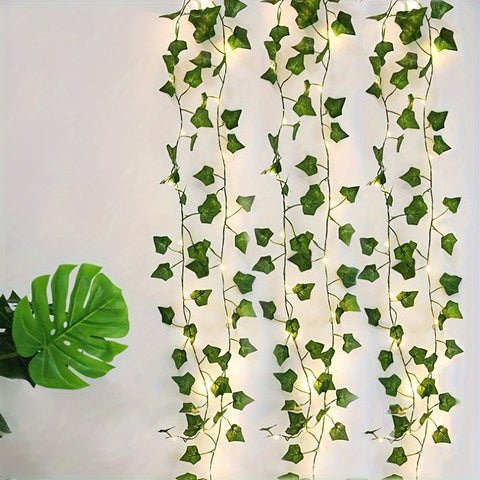 300 LED Fairy Lights with 12 Vines - Ivy LED Curtain Lights for Dorm, Wedding, Party, Wall, Indoor, Outdoor Bedroom Decoration