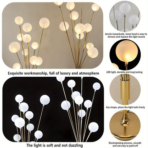 Set Of 2 150cm White\u002FWarm Tree Floor Lamps With 12 LED Heads Elegant Happiness Tree Lights For Wedding Aisles, Banquet Halls, Birthday Parties & Living Room Decor, Ambient Lighting For Events, Proposals, Christmas & Halloween Decorations