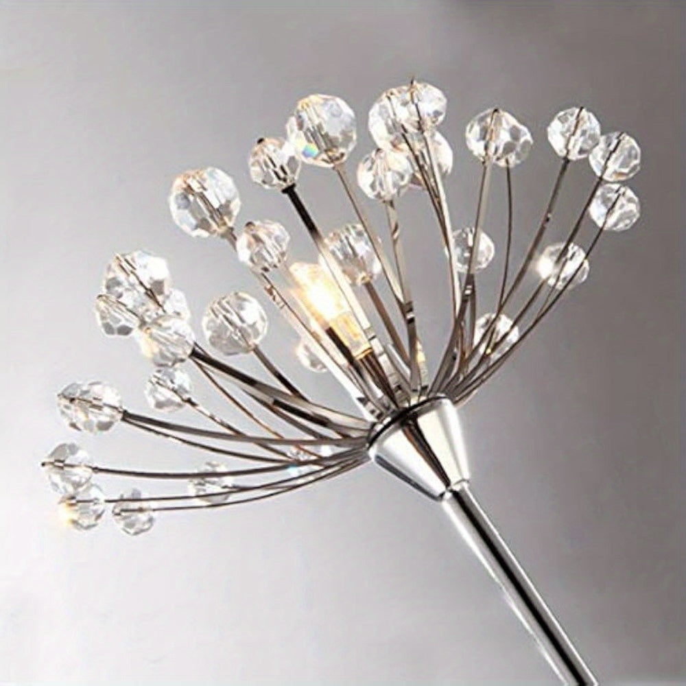 Creative Crystal Standing Lamp with 317 Foot Switch for Living Room Bedroom Office 35x3W LED Bulb (Included) Home Decoration Tools