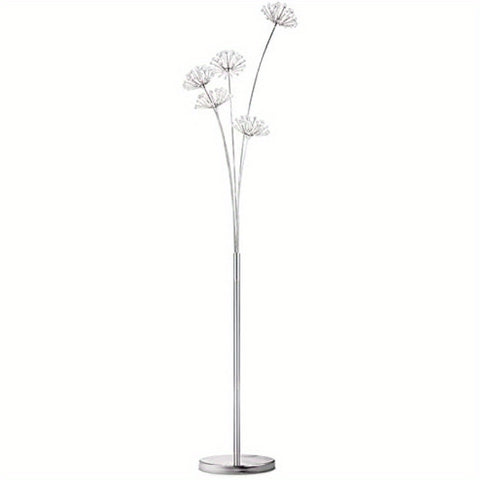 Creative Crystal Standing Lamp with 317 Foot Switch for Living Room Bedroom Office 35x3W LED Bulb (Included) Home Decoration Tools